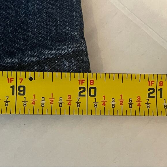 Hope & Harlow Blue Jean Denim Patchwork Boho Chic Western Dress NWOT Size 10 - Picture 10 of 13